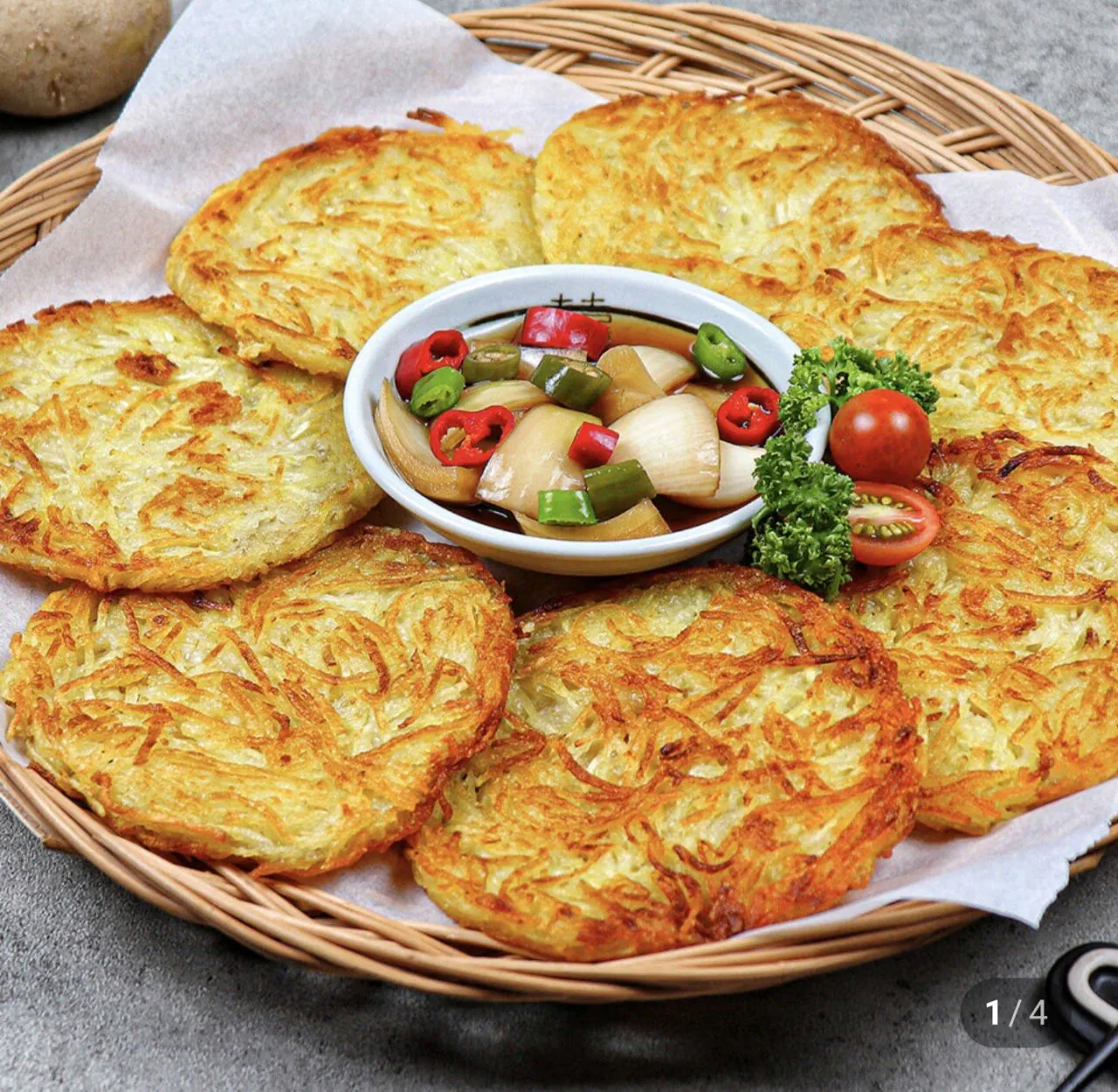 월남관 감자채전 1kg (50g x 20개입)