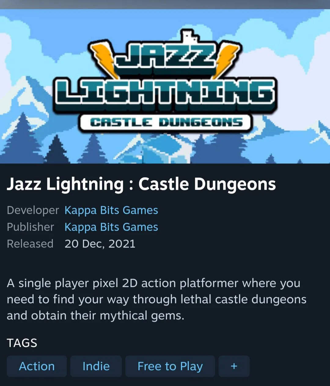 재드 라이트닝 플에이 캐슬 던전스