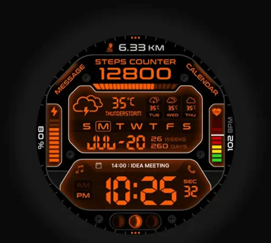 samwatch signature digital i 워치페이스 외2종
