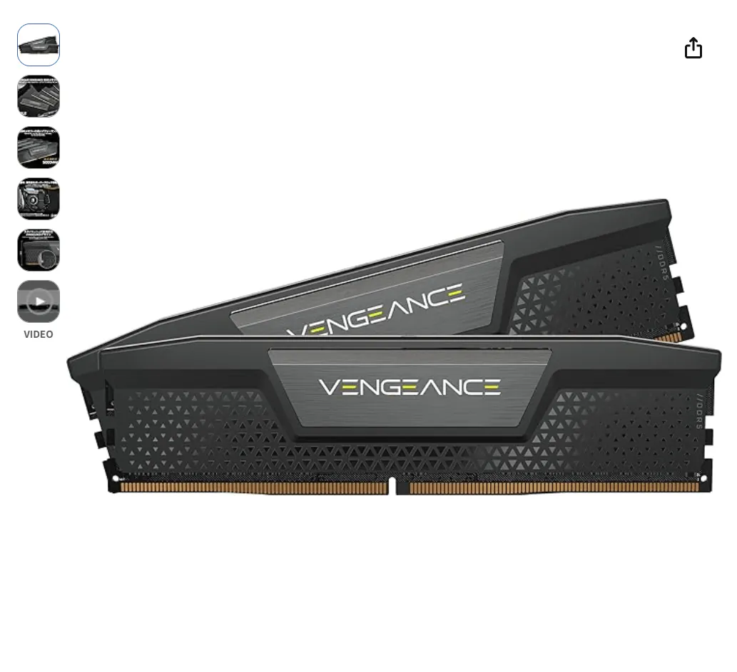 커세어 벤젼스 DDR5 64GB 6400MHz CL42